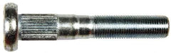 Dorman - 9/16-18 Serrated Bolt Wheel Stud - 0.621" Knurl, 3-17/32" OAL, 1-5/16" Shoulder Length - Best Tool & Supply