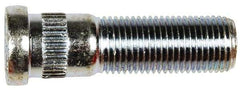 Dorman - 9/16-18 Serrated Bolt Wheel Stud - 5/8" Knurl, 2" OAL, 5/8" Shoulder Length - Best Tool & Supply