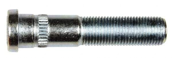 Dorman - 9/16-18L Serrated Bolt Wheel Stud - 0.63" Knurl, 2-25/32" OAL, 1-1/8" Shoulder Length - Best Tool & Supply