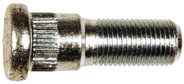 Dorman - 1/2-20 Serrated Bolt Wheel Stud - 0.621" Knurl, 1-5/8" OAL, 17/32" Shoulder Length - Best Tool & Supply