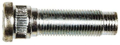 Dorman - 1/2-20 Serrated Bolt Wheel Stud - 0.62" Knurl, 1-21/32" OAL, 11/32" Shoulder Length - Best Tool & Supply