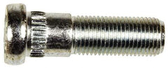 Dorman - 1/2-20 Serrated Bolt Wheel Stud - 0.568" Knurl, 1-11/16" OAL, 5/8" Shoulder Length - Best Tool & Supply