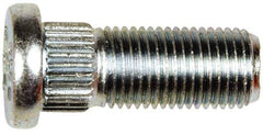 Dorman - M12-1.25 Serrated Bolt Wheel Stud - 12.83mm Knurl, 32.5mm OAL, 7mm Shoulder Length - Best Tool & Supply