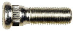 Dorman - M12-1.5 Serrated Bolt Wheel Stud - 14.2mm Knurl, 40mm OAL, 8mm Shoulder Length - Best Tool & Supply