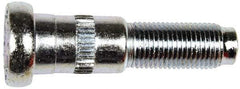 Dorman - 1/2-20 Serrated Bolt Wheel Stud - 5/8" Knurl, 2-1/4" OAL, 15/16" Shoulder Length - Best Tool & Supply