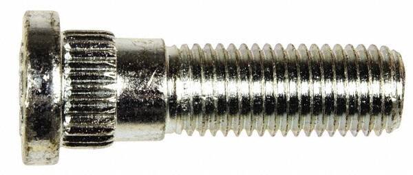 Dorman - M12-1.5 Serrated Bolt Wheel Stud - 14.94mm Knurl, 41mm OAL, 13.5mm Shoulder Length - Best Tool & Supply