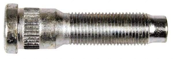 Dorman - 1/2-20 Serrated Bolt Wheel Stud - 0.619" Knurl, 2-3/16" OAL, 19/32" Shoulder Length - Best Tool & Supply