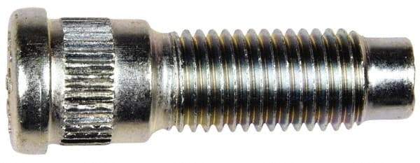 Dorman - M12-1.5 Serrated Bolt Wheel Stud - 14.45mm Knurl, 42mm OAL, 11.5mm Shoulder Length - Best Tool & Supply