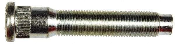 Dorman - 9/16-18 Serrated Bolt Wheel Stud - 0.677" Knurl, 3-9/32" OAL, 15/16" Shoulder Length - Best Tool & Supply