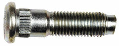 Dorman - M12-1.5 Serrated Bolt Wheel Stud - 13.46mm Knurl, 48mm OAL, 14mm Shoulder Length - Best Tool & Supply