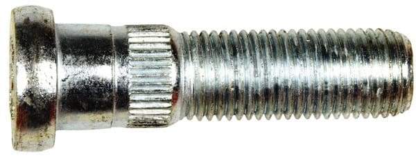 Dorman - M14-1.5 Serrated Bolt Wheel Stud - 16mm Knurl, 54.5mm OAL, 17.5mm Shoulder Length - Best Tool & Supply