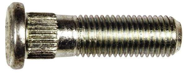 Dorman - M12-1.5 Serrated Bolt Wheel Stud - 13.08mm Knurl, 42mm OAL, 12.5mm Shoulder Length - Best Tool & Supply