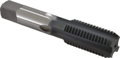 OSG - 1-8 UNC 3B 4 Flute elektraLUBE Finish High Speed Steel Straight Flute Standard Hand Tap - Bottoming, Right Hand Thread, 5-1/8" OAL, 2-1/2" Thread Length, H4 Limit - Best Tool & Supply