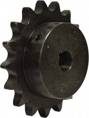 U.S. Tsubaki - 10 Teeth, 3/4" Chain Pitch, Chain Size 60, Finished Bore Sprocket - 5/8" Bore Diam, 2.427" Pitch Diam, 2.76" Outside Diam - Best Tool & Supply