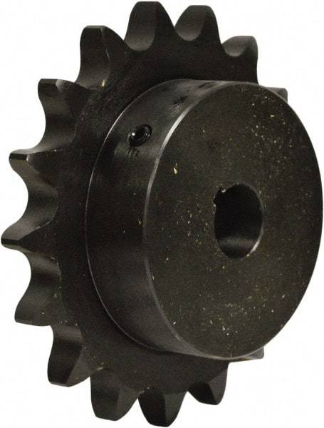 U.S. Tsubaki - 15 Teeth, 3/4" Chain Pitch, Chain Size 60, Finished Bore Sprocket - 1-3/4" Bore Diam, 3.608" Pitch Diam, 3.98" Outside Diam - Best Tool & Supply