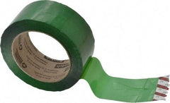 3M - 2" x 110 Yd Green Rubber Adhesive Sealing Tape - Polypropylene Film Backing, 1.9 mil Thick, 44 Lb Tensile Strength, Series 371 - Best Tool & Supply