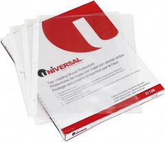 UNIVERSAL - 50 Piece Clear Sheet Protectors-Ring Binder - 11" High x 8-1/2" Wide - Best Tool & Supply