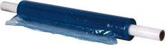 Stretch Associates - 20" x 1,000' 80 Gauge Blue Hand Held Stretch & Pallet Wrap with Extended Core - 80 Gauge, Blue - Best Tool & Supply