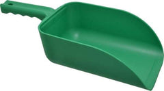 Remco - 82 oz Green Polypropylene Flat Bottom Scoop - 5.9" Wide x 3.3" Deep Bowl, 4-1/2" Handle Length, 15.1" OAL - Best Tool & Supply