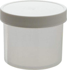 Dynalon Labware - 4 oz Jar - Polypropylene, Translucent, 2.16" High x 2.76" Diam, 2.76" Cap - Best Tool & Supply