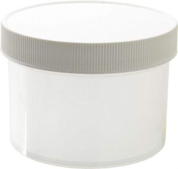 Dynalon Labware - 8 oz Jar - Polypropylene, Translucent, 2.44" High x 3-1/2" Diam, 3-1/2" Cap - Best Tool & Supply