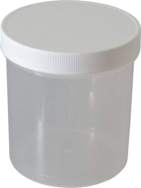 Dynalon Labware - 40 oz Jar - Polypropylene, Translucent, 5.11" High x 4.72" Diam, 4.72" Cap - Best Tool & Supply