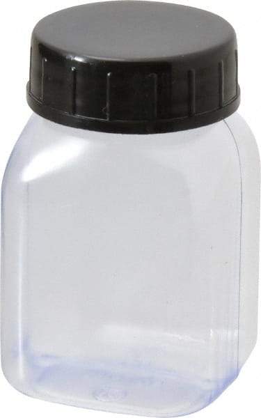 Dynalon Labware - 50 mL Wide-Mouth Bottle - PVC, Clear, 2.36" High x 0.98" Diam, 0.98" Cap - Best Tool & Supply