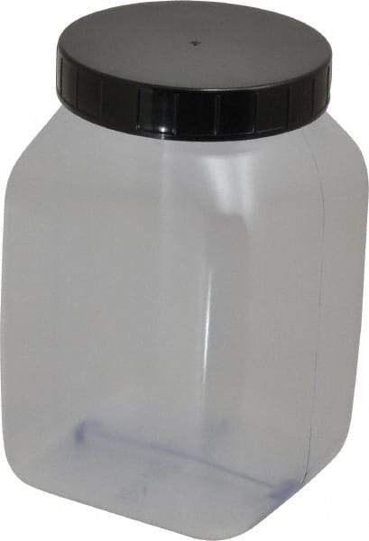 Dynalon Labware - 1,000 mL Wide-Mouth Bottle - PVC, Clear, 5.71" High x 2.76" Diam, 2.76" Cap - Best Tool & Supply