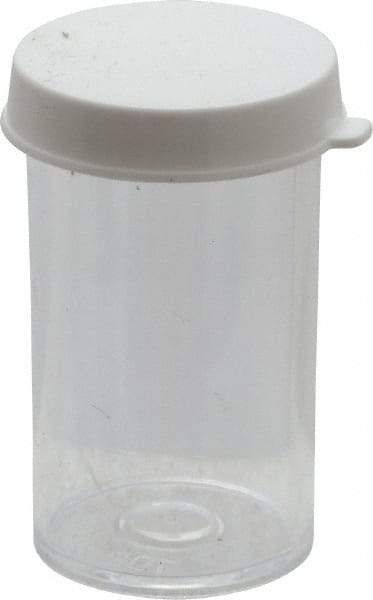 Dynalon Labware - 7 Drams Vial - Polystyrene, Clear, 2" High x 1" Diam, 3/4" Cap - Best Tool & Supply