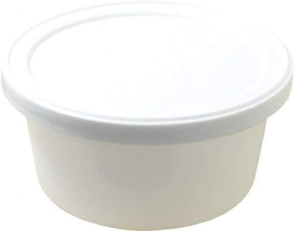 Dynalon Labware - 4 oz Disposable Container - Polyethylene, White, 1-1/8" High x 3.56" Diam, 3/4" Cap - Best Tool & Supply