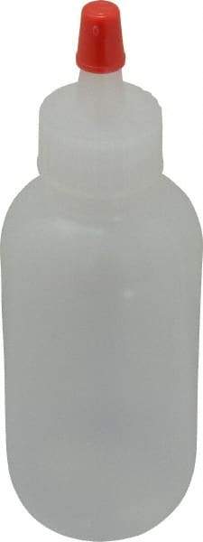 Dynalon Labware - 60 mL Dispensing Bottle - Polyethylene, Translucent, 4-1/4" High x 1-1/2" Diam, 3/4" Cap - Best Tool & Supply