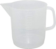 Dynalon Labware - 3,000 ml Polypropylene Graduated Beaker - 100 ml Graduation, 6-1/2" Diam x 7-5/64" High - Best Tool & Supply