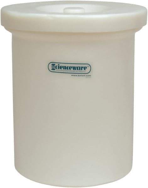 Bel-Art - 10 Gal Jar - Polyethylene, Translucent, 18" High, 3/4" Cap - Best Tool & Supply