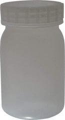 Bel-Art - 16 oz Wide-Mouth Bottle - Polypropylene, Translucent, 5.3" High x 3.2" Diam, 3/4" Cap - Best Tool & Supply