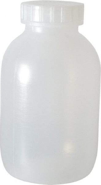 Bel-Art - 64 oz Wide-Mouth Bottle - Polypropylene, Translucent, 8.4" High x 4.9" Diam, 3/4" Cap - Best Tool & Supply