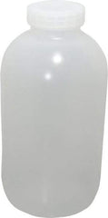 Bel-Art - 1 Gal Wide-Mouth Bottle - Polypropylene, Translucent, 11.3" High x 5.9" Diam, 3/4" Cap - Best Tool & Supply