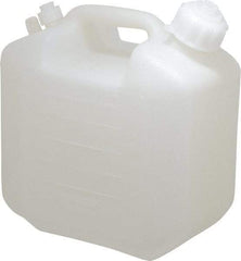 Bel-Art - 1-1/4 Gal Carboy - Polyethylene, White, 5-1/2" High x 9.6" Diam, 3/4" Cap - Best Tool & Supply