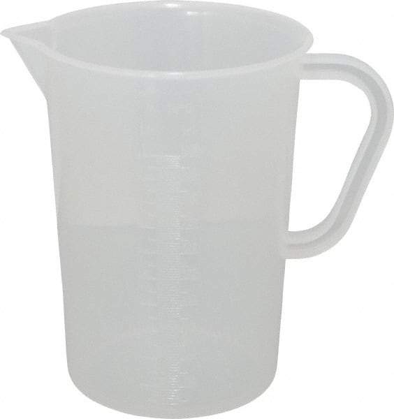 Bel-Art - 1,000 ml Polypropylene Graduated Pitcher - 50 ml Graduation, x 6-1/2" High - Best Tool & Supply