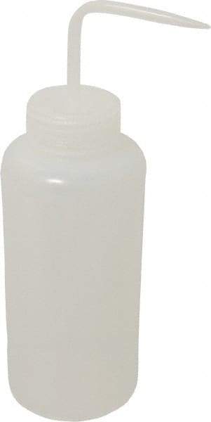 Bel-Art - 32 oz Wide-Mouth Bottle - Polyethylene, Translucent, 53mm Cap - Best Tool & Supply