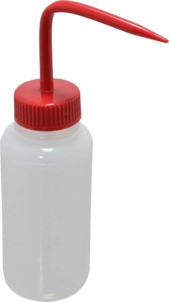 Bel-Art - 8 oz Wide-Mouth Bottle - Polyethylene, Translucent, 43mm Cap - Best Tool & Supply