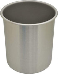 VOLLRATH - Round, Chrome Stainless Steel Food Storage Container - 8.6" High x 7.3" Wide - Best Tool & Supply