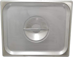 VOLLRATH - 12.8" Long x 10.4" Wide, Rectangular Stainless Steel Lid - Use with Food Pan - Best Tool & Supply