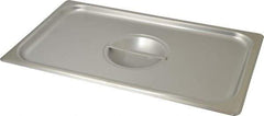 VOLLRATH - 16-1/2" Long x 10" Wide, Rectangular Stainless Steel Lid - Use with Food Pan - Best Tool & Supply