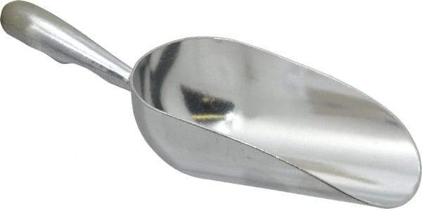 VOLLRATH - 5 oz Silver Cast Aluminum Round Bottom Scoop - 2.4" Wide Bowl, 2-1/2" Handle Length, 7.1" OAL - Best Tool & Supply