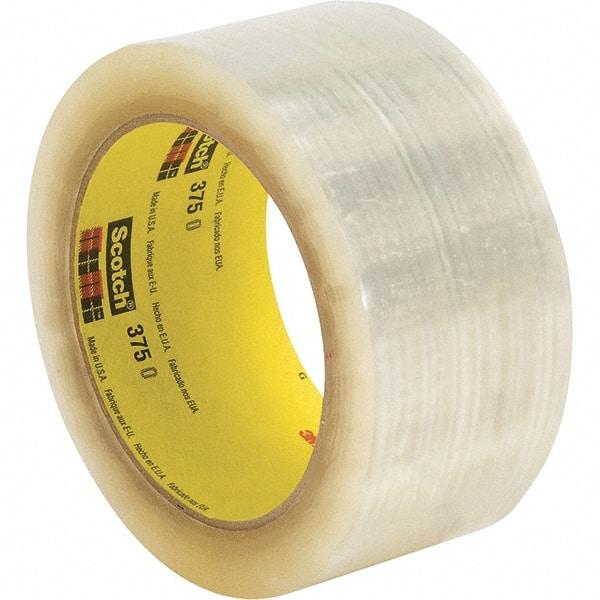 3M - 50m Clear Rubber Adhesive Sealing Tape - Polypropylene Film Backing, 3.1 mil Thick - Best Tool & Supply