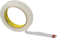 3M - 3/4" x 72 Yd Clear Acrylic Adhesive Packaging Tape - Polypropylene Film Backing, 2.5 mil Thick, Series 605 - Best Tool & Supply