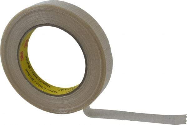 3M - 3/4" x 55 Yd Clear Rubber Adhesive Packaging Tape - Polypropylene Film Backing, 5.7 mil Thick, 150 Lb Tensile Strength, Series 8959 - Best Tool & Supply