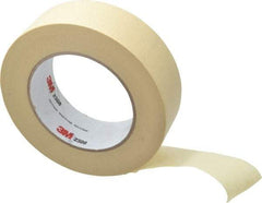 3M - 1-1/2" Wide x 60 Yd Long Tan Paper Masking Tape - Series 2308, 5.3 mil Thick, 22 In/Lb Tensile Strength - Best Tool & Supply