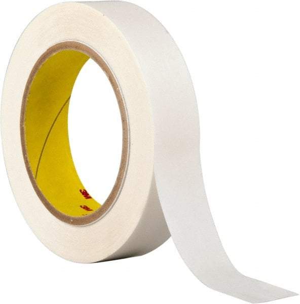 3M - 1" x 36 Yd Acrylic Adhesive Double Sided Tape - 3.9 mil Thick, Clear, Polyester Film Liner, Continuous Roll, Series 444 - Best Tool & Supply