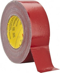 3M - 2" Wide x 45 Yd Long Red Polyethylene Film Masking Tape - Series 5959, 12 mil Thick, 35 In/Lb Tensile Strength - Best Tool & Supply